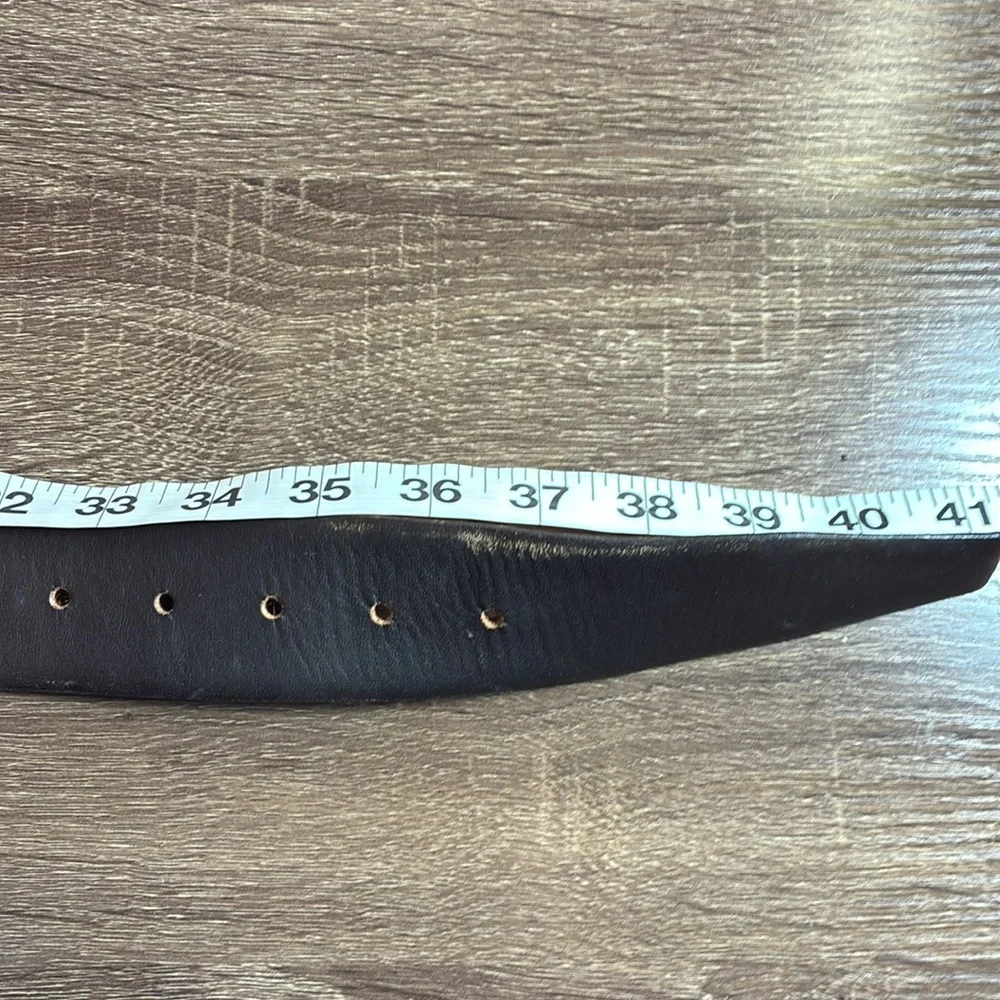 Vintage Steerhide belt 36 with Gold Accents